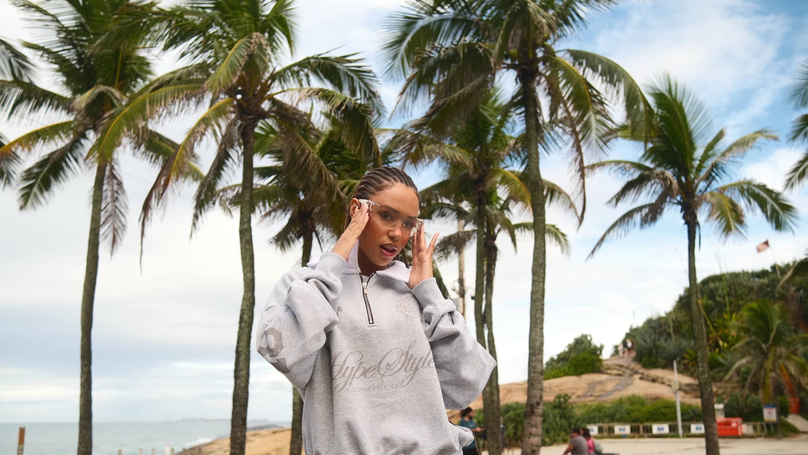 Half-Zip Polo Melange en Rio de Janeiro