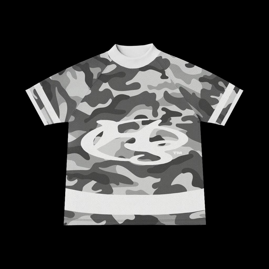 Mesh Camo Grey – Tee