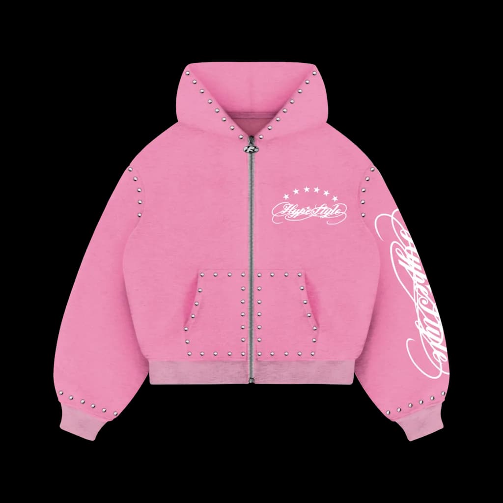 Zip Hoodie Pink