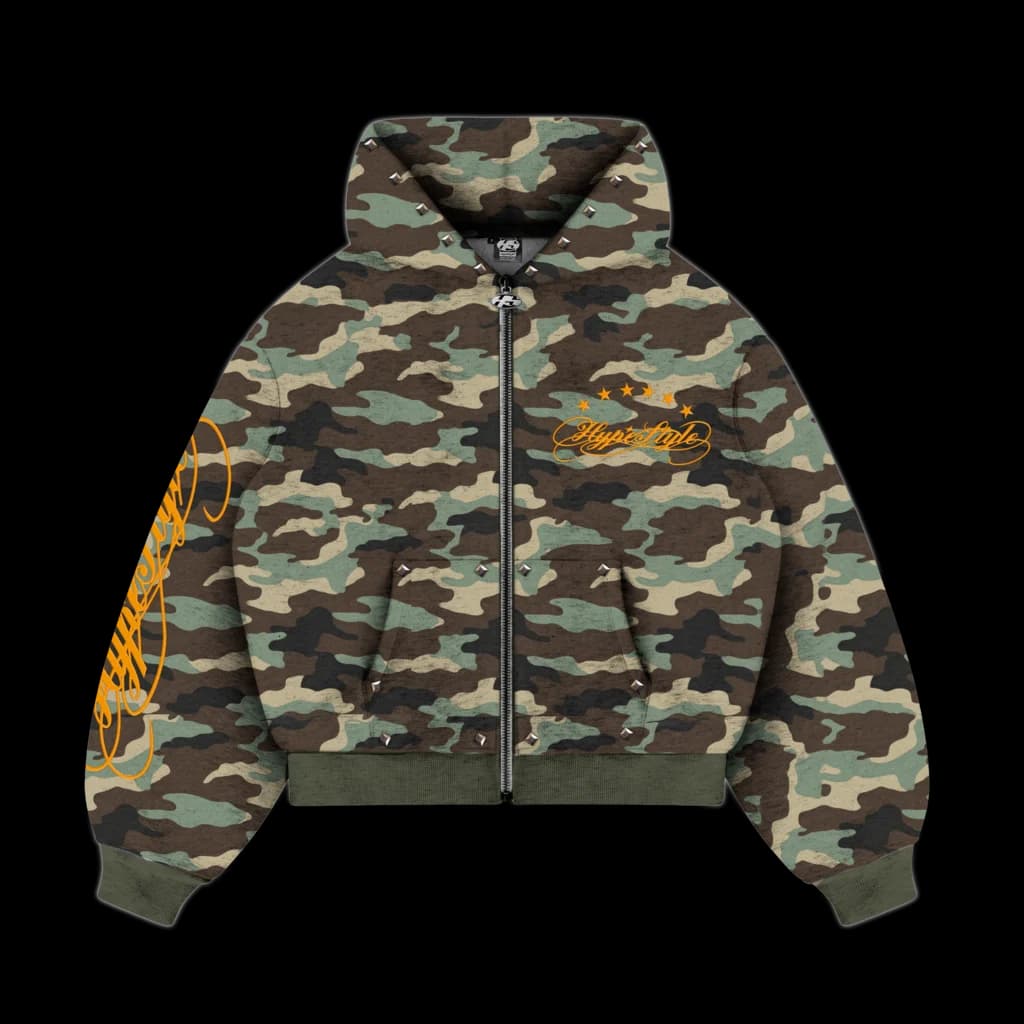 Zip Hoodie Camo