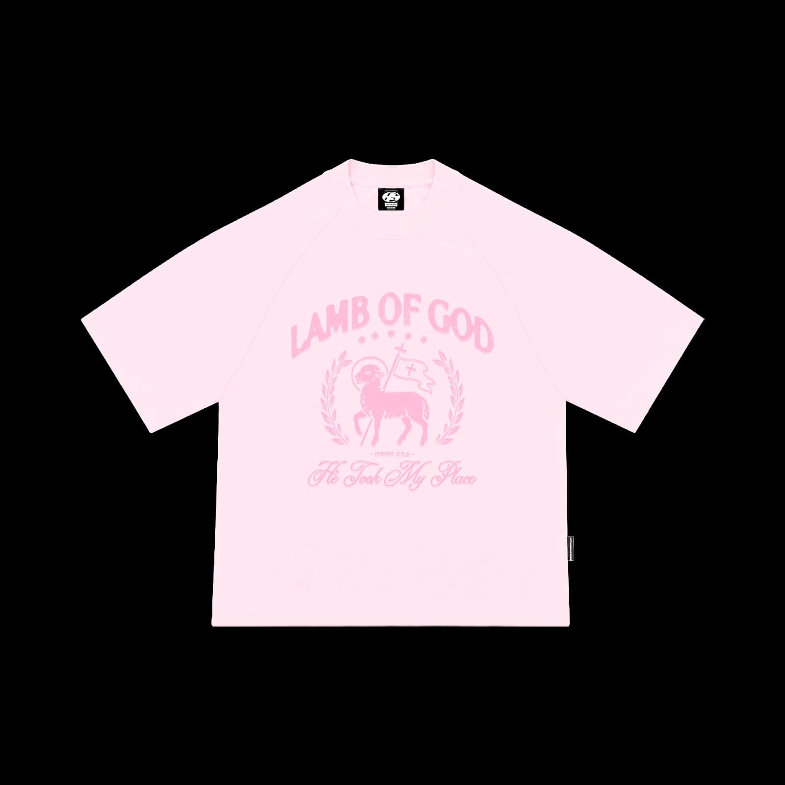 LAMB OF GOD PINK TEE