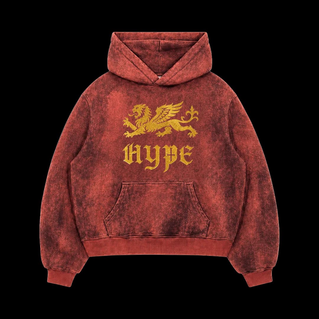 LION OF JUDAH - STONE WASH HOODIE