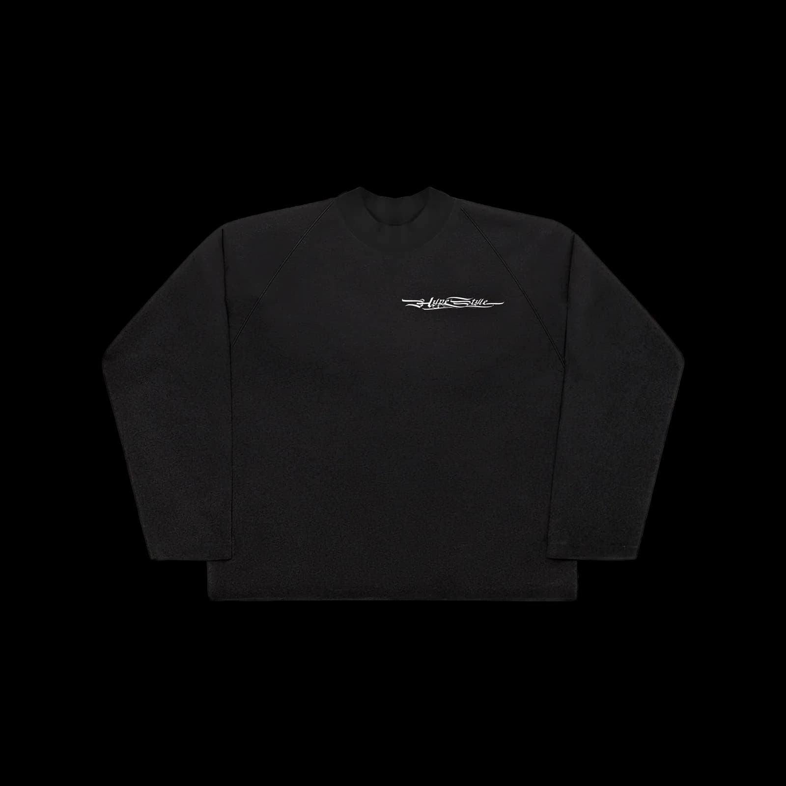 LETTERING BLACK - LONGSLEEVE