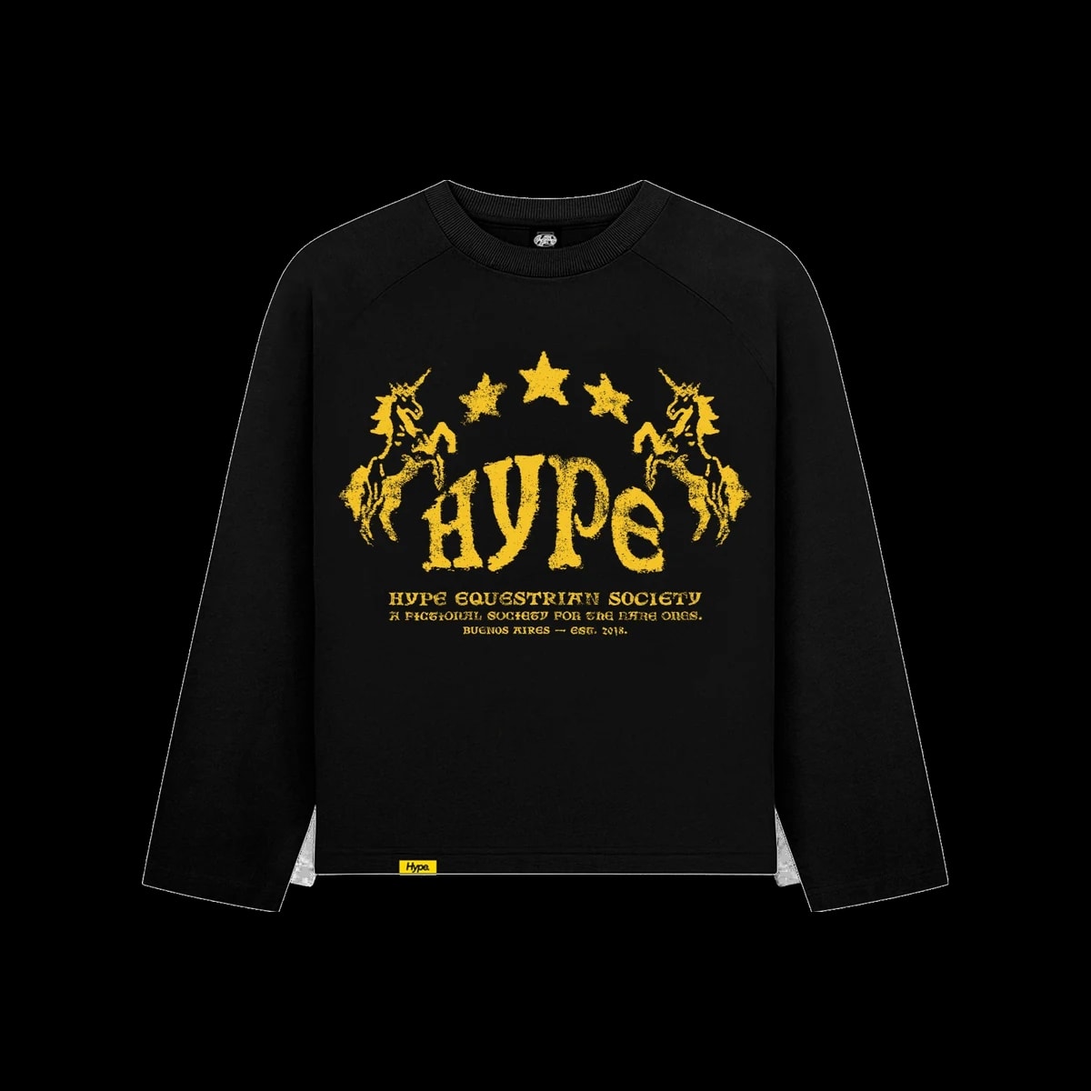 HYPE EQUESTRIAN SOCIETY – BLACK LONGSLEEVE